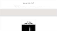 Desktop Screenshot of erickbennett.com