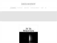 Tablet Screenshot of erickbennett.com